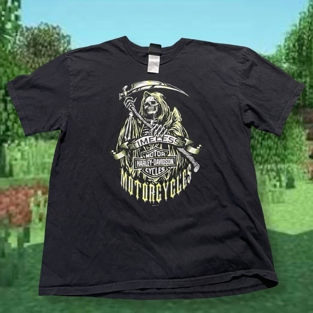 Men's Harley Davidson Mile High Legendary‎ Graphic Black T Shirt 2XL